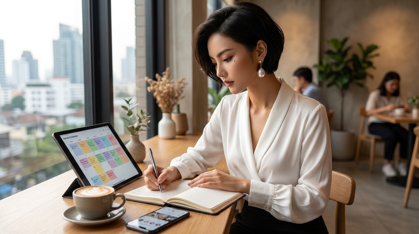 overview diagram showing main AI influencer monetization income streams