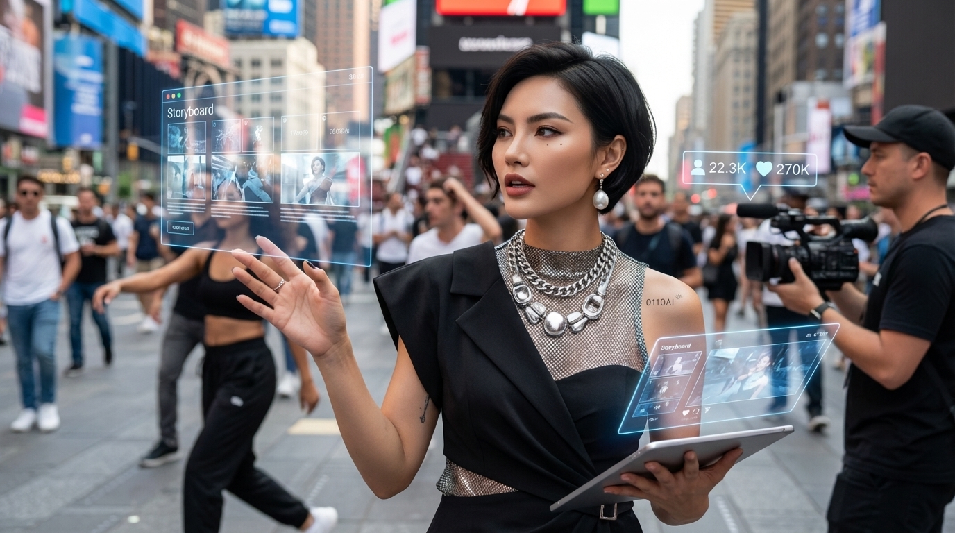 AI influencer viral content architecture framework for fame acceleration