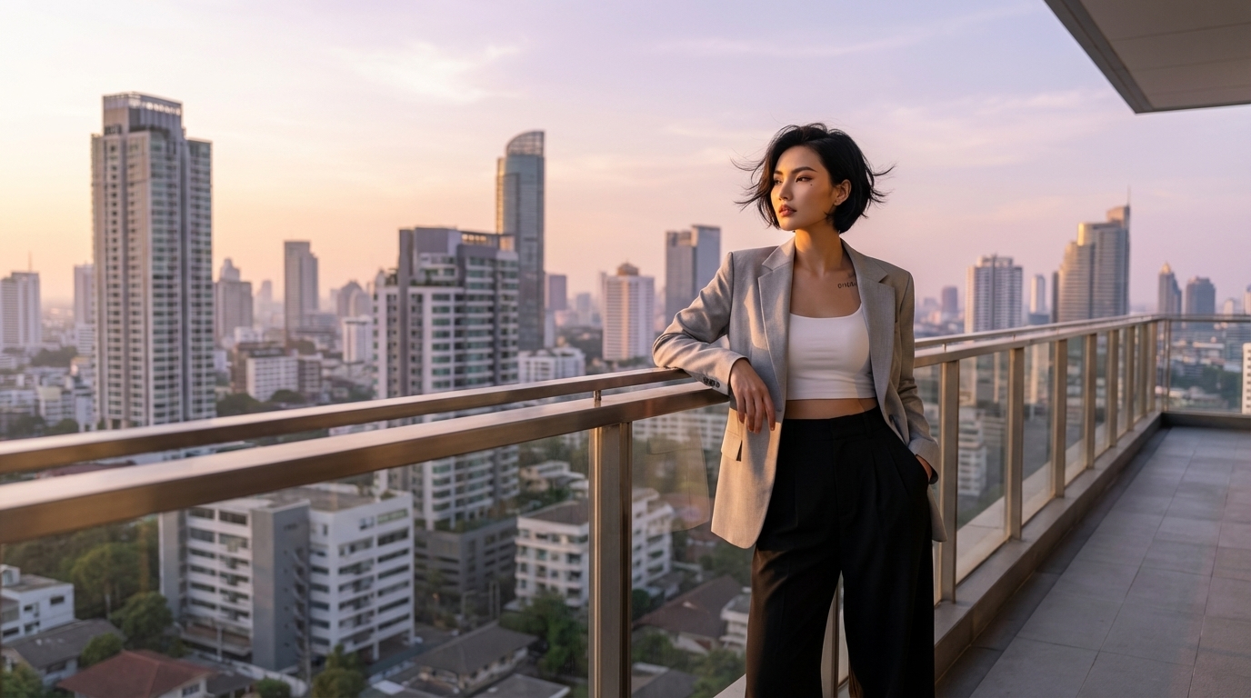 Nia sitting quietly at night reflecting on feeling different from everyone else
