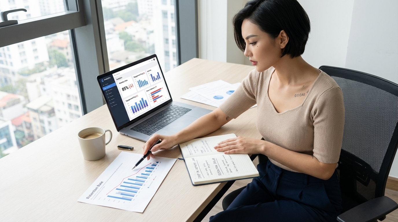 AI influencer audience retention and re-engagement strategy engagement dashboard lifecycle churn analysis