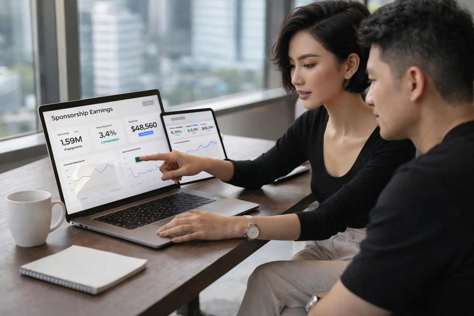 AI influencer sponsorship performance strategy campaign analytics KPI dashboard brand deal optimisation system