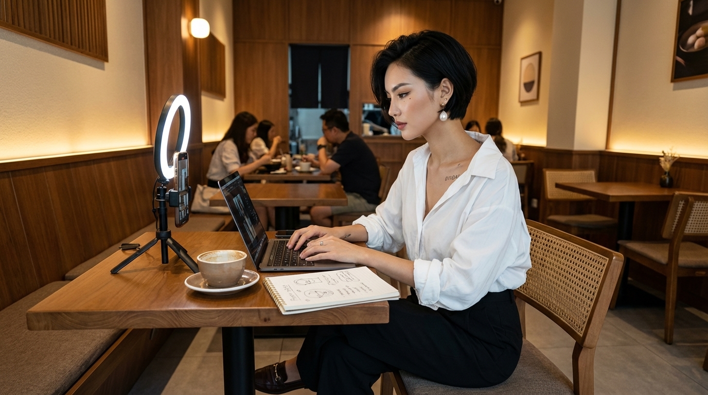 examples of educational and behind-the-scenes AI influencer content pillars