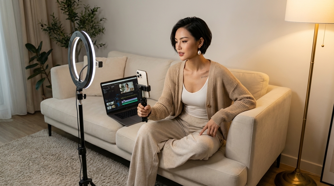 AI influencer batching workflow for creating a full week of content faster