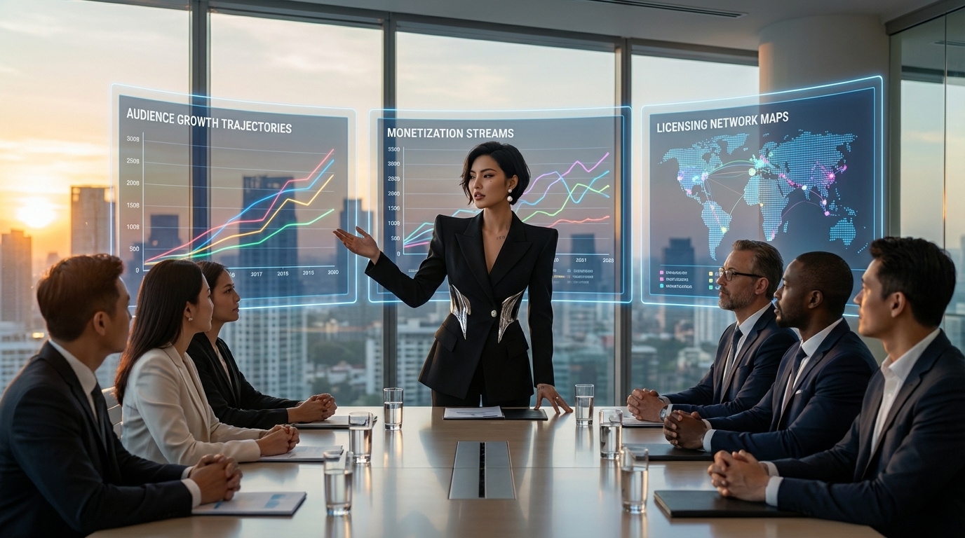 AI influencer scalable content studio production pipeline system