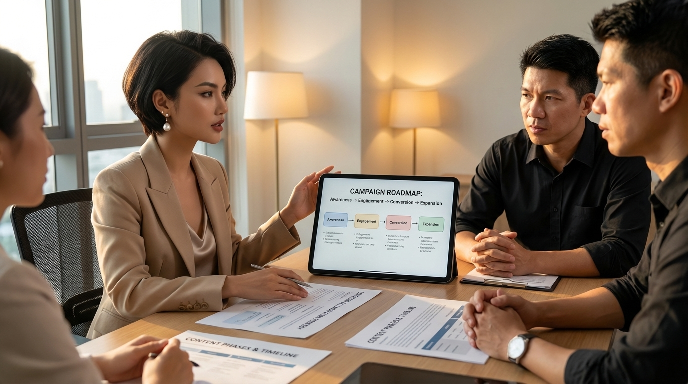 AI influencer brand lifetime value strategy multi-campaign arc partnership roadmap sequential campaign design brand growth