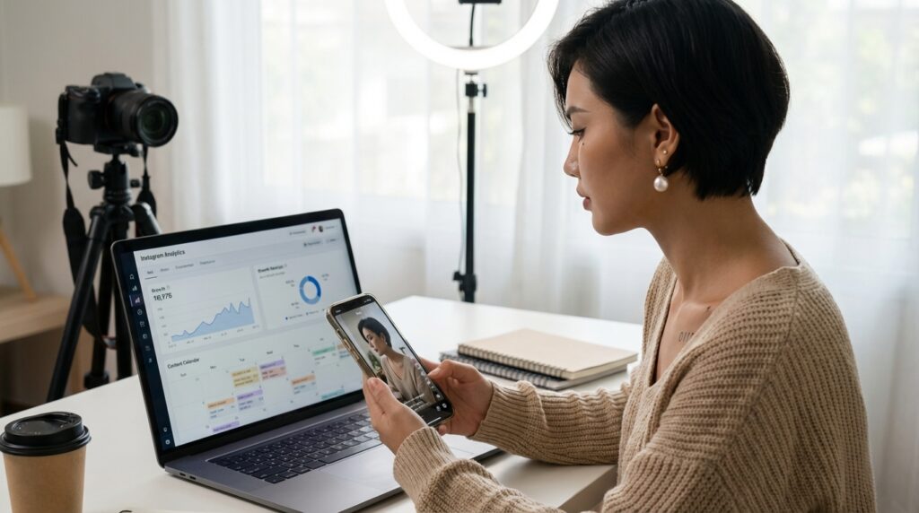 examples of AI tools used for Instagram marketing and engagement