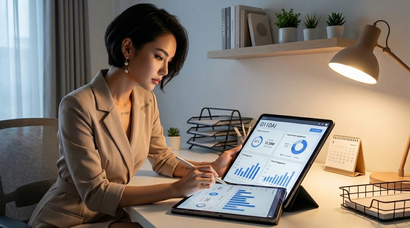 AI influencer content pillar ratio chart for balanced account growth