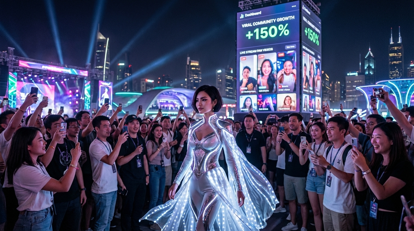 AI influencer cultural movement analytics dashboard participation momentum tracking