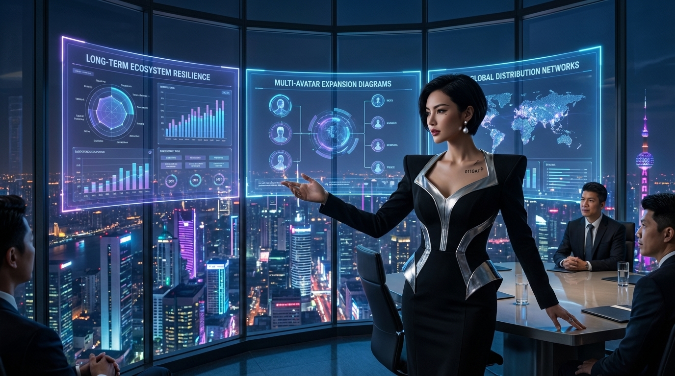 AI influencer long term revenue architecture forecasting and legacy brand analytics dashboard