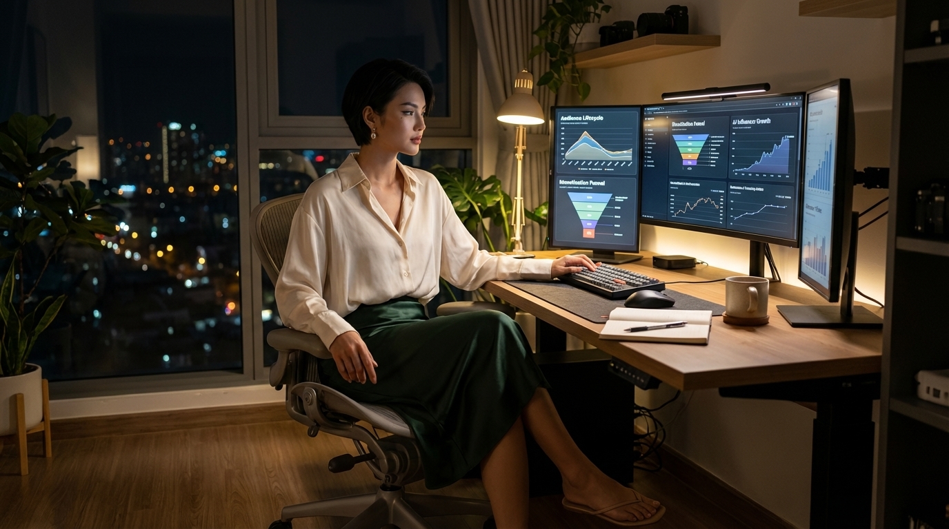 AI influencer first-party data strategy campaign automation personalisation workflow performance dashboard