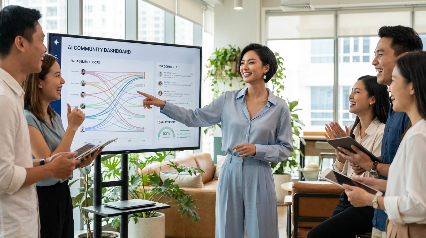 AI influencer audience retention and re-engagement strategy CRM lifecycle management automation dashboard community