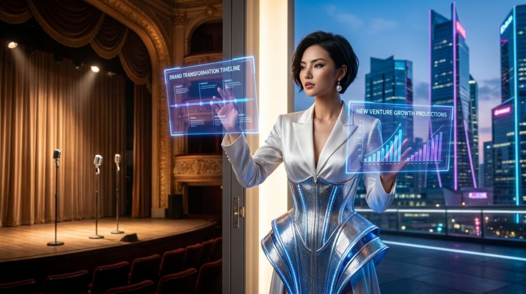 AI influencer second career strategy reinvention planning and new brand positioning ecosystem