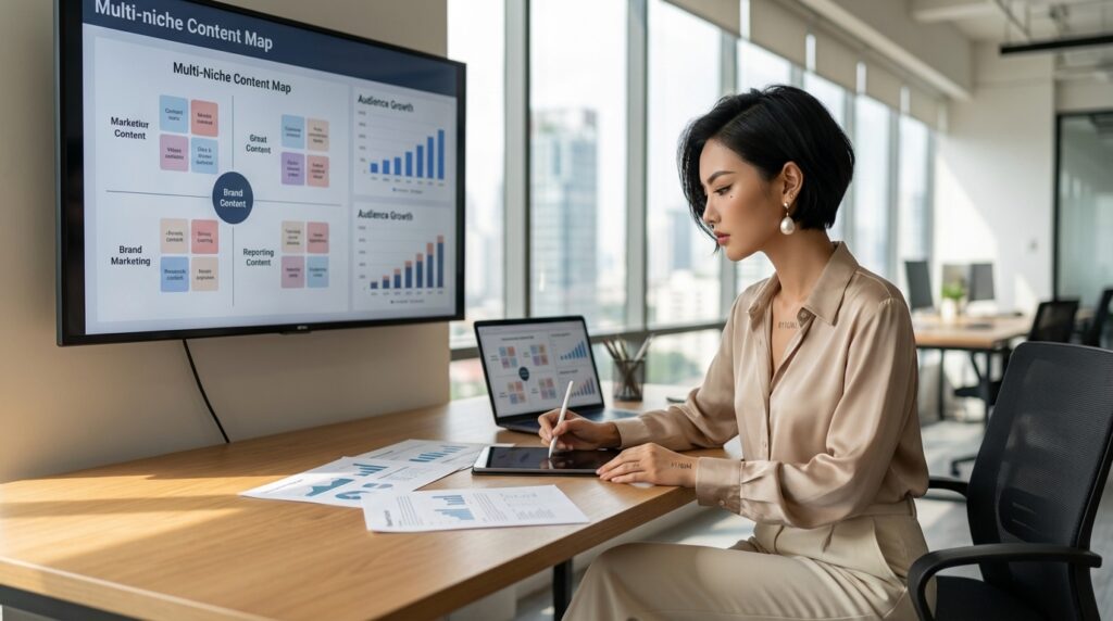 AI influencer brand expansion strategy niche growth and market diversification planning