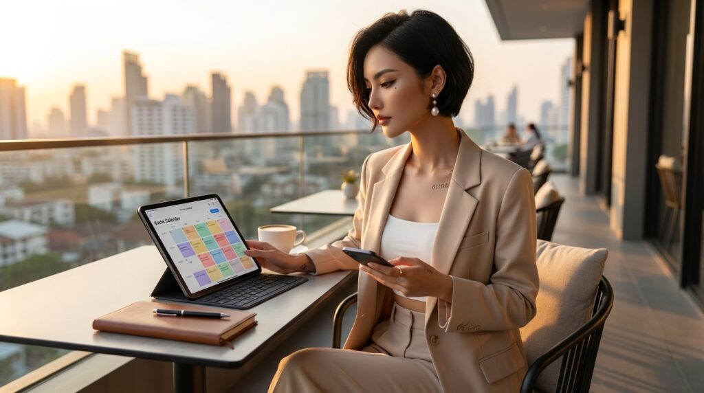 AI influencer weekly content calendar 7-day posting plan for beginners in 2026