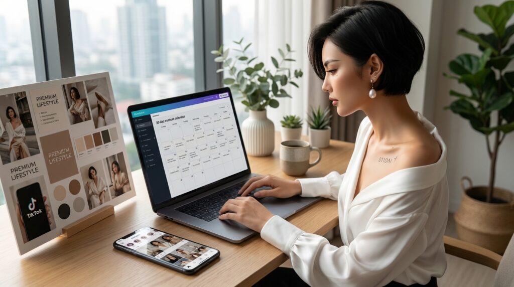 AI influencer content strategy plan for beginner creators building social media growth