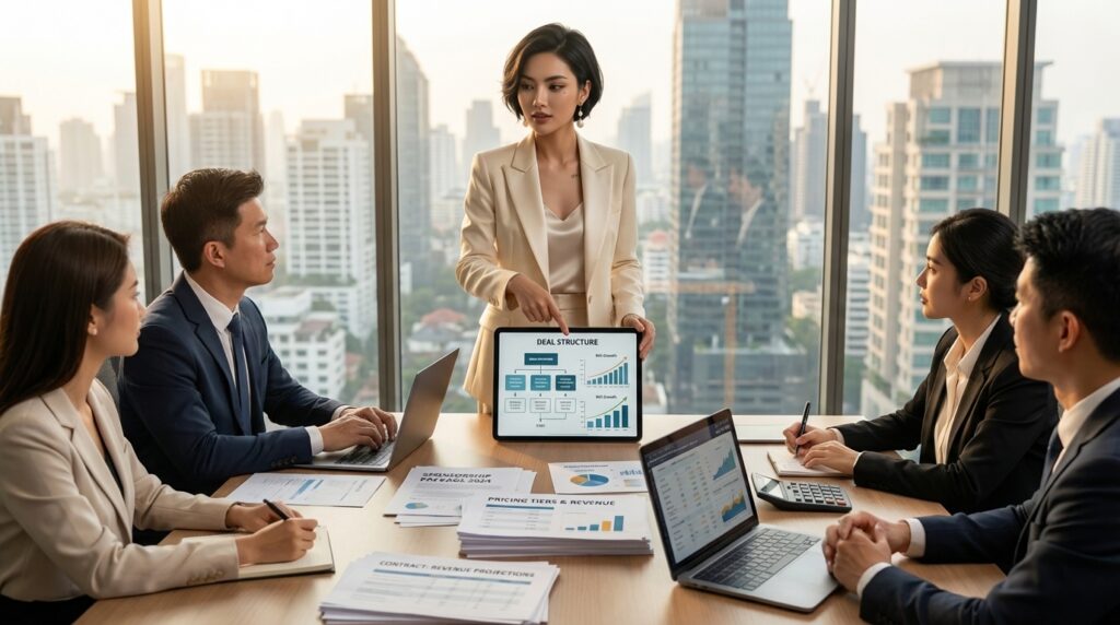 AI influencer deal structuring strategy sponsorship package design pricing tiers brand partnership revenue framework