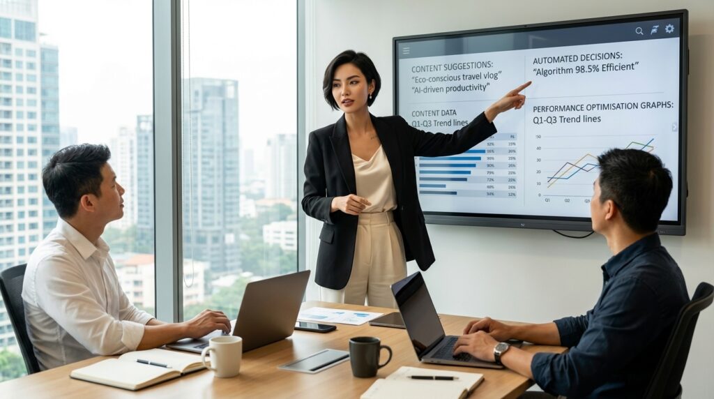 AI influencer recommendation engine strategy automated decision system real-time optimisation dashboard