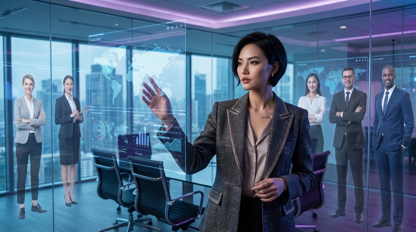 AI influencer global analytics dashboard showing cross border performance data