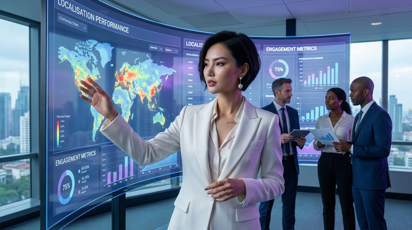 AI influencer global engagement analytics dashboard localisation performance tracking