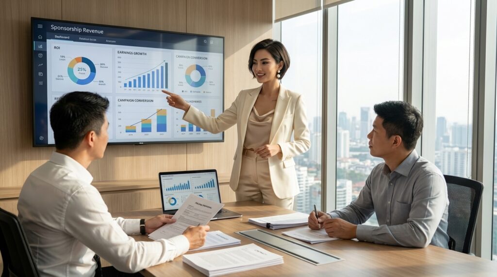 AI influencer sponsorship performance strategy campaign analytics KPI dashboard brand deal optimisation system