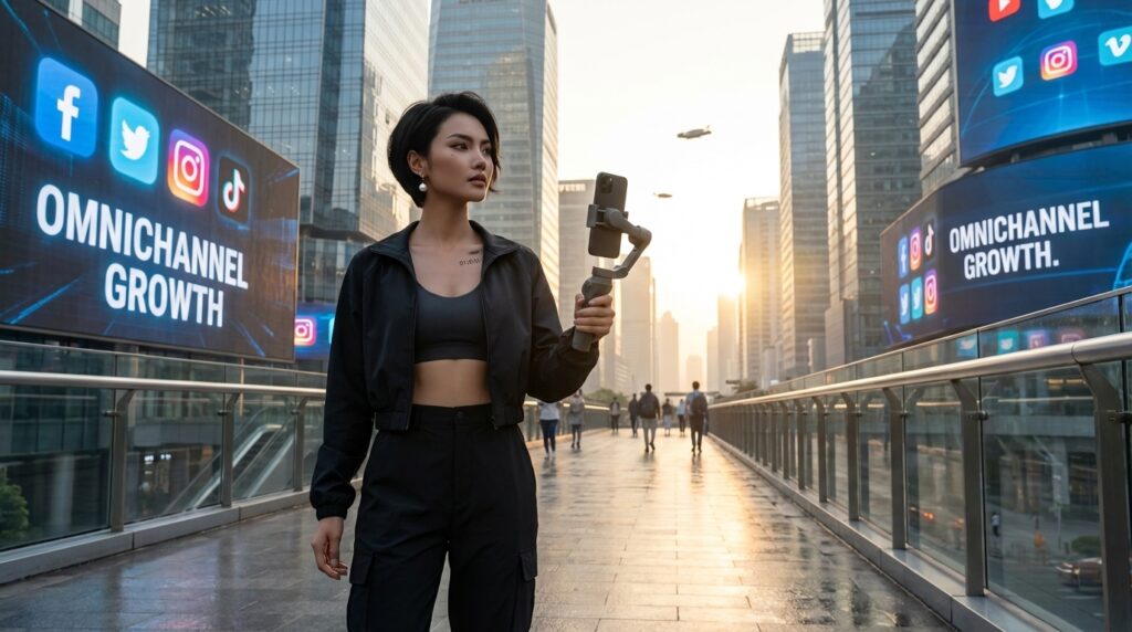 AI influencer multi platform ecosystem strategy framework diagram