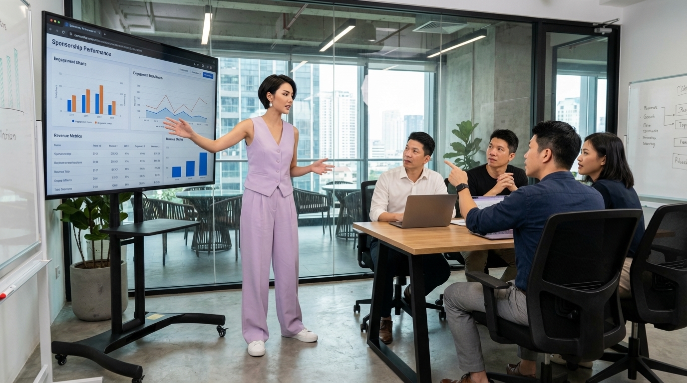 AI influencer brand partnership intelligence strategy sponsor portfolio concentration contract payment and risk governance dashboard